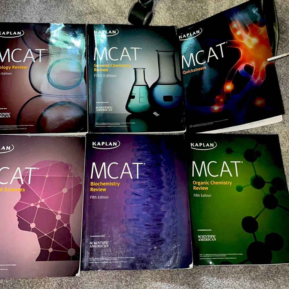 Brand new Kaplan Mcat Books Fifth Edition